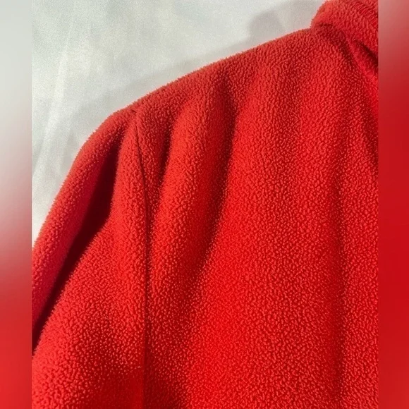 Patagonia Fleece Womens Long Sleeve Hoodie Outdoor Orange Size Small - Picture 5 of 7